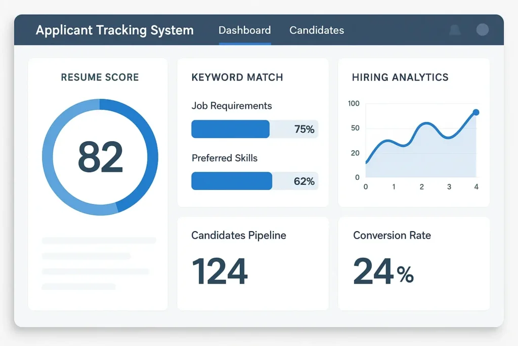 ATS-optimised CV scoring dashboard