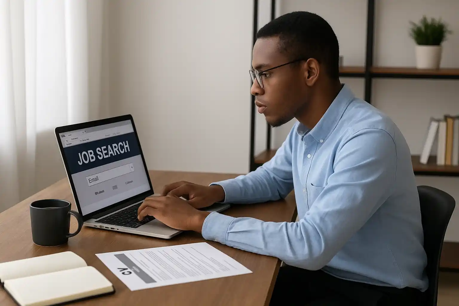 Strategic job-search support South Africa Job-search coaching session helping South African professional refine strategy