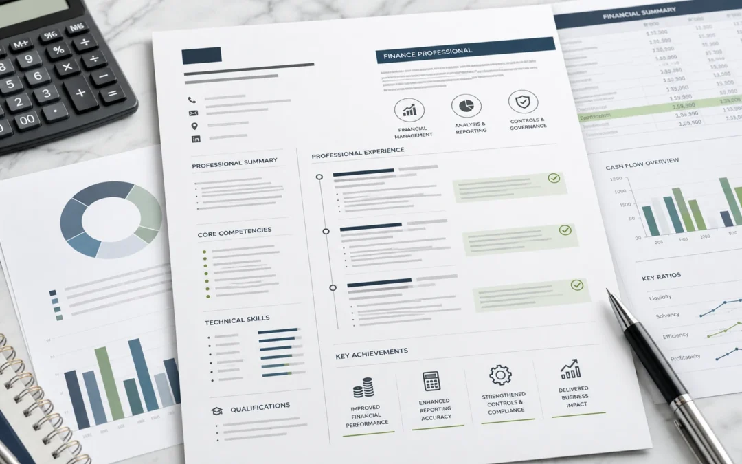 Finance CV Guide for South African Professionals: Structure, Keywords, Examples and Mistakes to Avoid